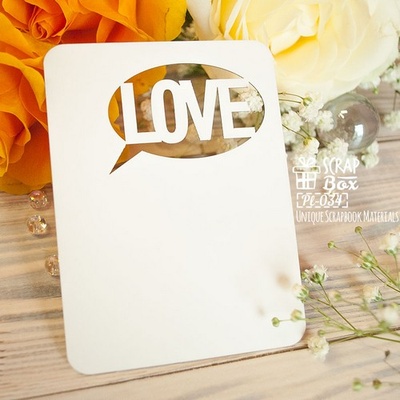 Чипборд ScrapBox - Карточка Project Life PL-034