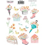 Набір наліпок (стікерів) Scent of spring 108, ТМ Фабрика Декору