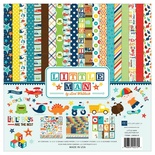 Набор бумаги от Echo Park - Little Man, 30х30, 12+2 листов