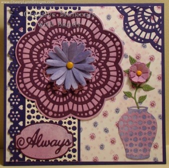 Лезвие от Cheery Lynn Designs - Ambergris Doily w/ Angel Wing - DL241