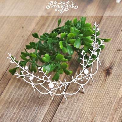 Чипборд від Вензелик - Гірлянда, розмір: 106x68 мм