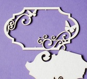 Чипборд від Wycianka - Рамка з метеликами, 1 дет.