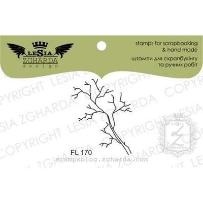 Акриловый штамп Lesia Zgharda Гілочка без листя FL170