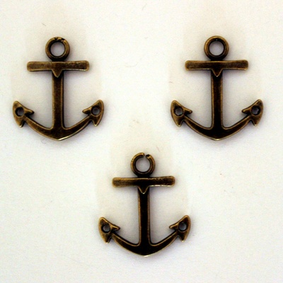 Металлическое украшение "Якорь Морской 2", 26х23 мм, 1 шт.