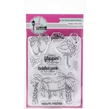Набор штампов Pink and Main Clear Stamps 10*15 см -  Deck The Palms