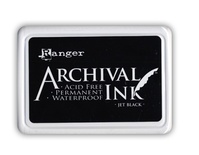 Архівне чорнило Ranger - Archival Ink Pads - Jet Black, чорні