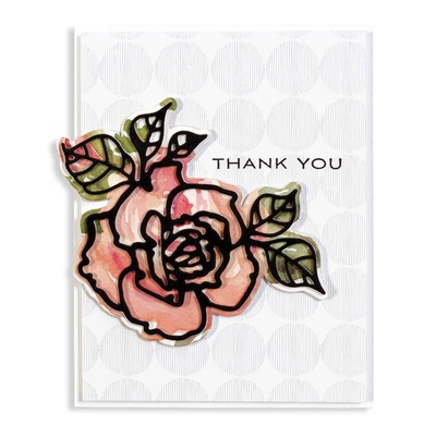 Ніж для вирубки від Spellbinders - Rosy Summer Flowers