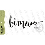 Акриловый штамп Lesia Zgharda T379a Вітаю, 7*2,6 см.