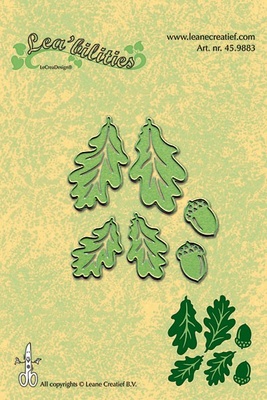 Ніж для вирубки від LeCreaDesign - Autumn Leaves cut and embossing die