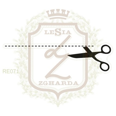Акриловый штамп Lesia Zgharda RE071 Линия отреза, 5,6*1,4 см.