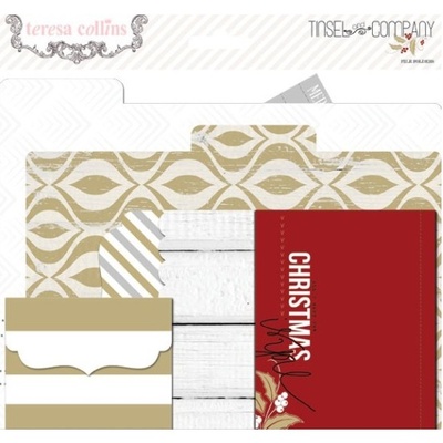 Мини-папки Teresa Collins - Tinsel and Company - File Folders