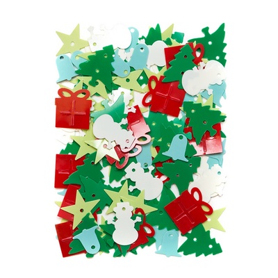 Пайетки Christmas, 20 г, TM dpCraft (Dalprint)