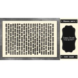 Чипборд Фабрика Декору - Цегла ики 4, колір чорний