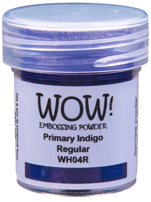 Пудра для эмбоссинга Wow - Primary Indigo - Regular, 15 мл