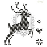 Акриловый штамп Lesia Zgharda SR182 Олень, набор из 4 штампов