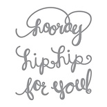 Ніж для вирубки від Spellbinders - Quite Contrary - Debi Adams - Hip Hip Hooray