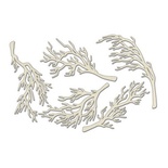 Набір чіпбордів Гілочки 767, 10x15см, колір молочний, ТМ Фабрика Декору