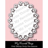 Ніж для вирубки My Favorite Things - Die-namics OVAL Dainty Doily