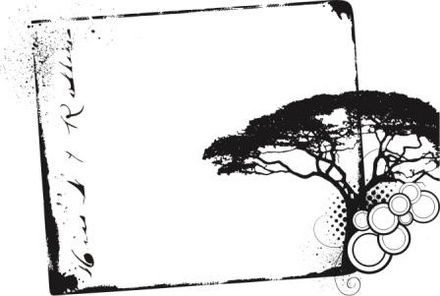 Акриловий штамп Grunge Frame Рамка, розмір 5,7х3,8 см