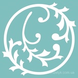 Чипборд від Вензелик - Набір рамок + вензель 13, розмір: 100*100м