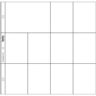 Набор файлов с кармашками Project Life by Becky Higgins - Photo Pocket Pages - Design F, 12 шт.