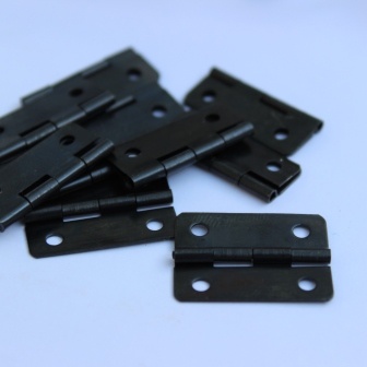 Петля врезная, цвет черный антик, 24х19мм, 1 деталь