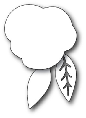 Ножі від Memory Box - Large Billow Flower Background and Leaves craft die