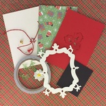 Набор для создания новогоднего магнитика - рамочки для фото