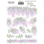 Набір наліпок (стікерів) 12 шт. Tender spring 175, ТМ Фабрика Декору