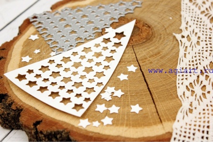 Ножи для вырубки от AgiArt "фоновые звезды"