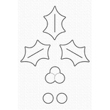 Ніж для вирубки My Favorite Things - Holly Berries Die-namics