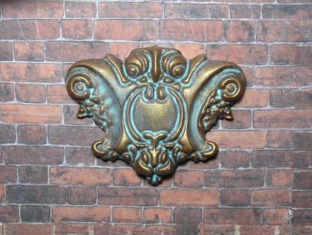 Гіпсовий декор під окислений метал від E.В., 5x4 см