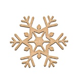 Артборд Сніжинка 22х20 см, ТМ Фабрика Декору