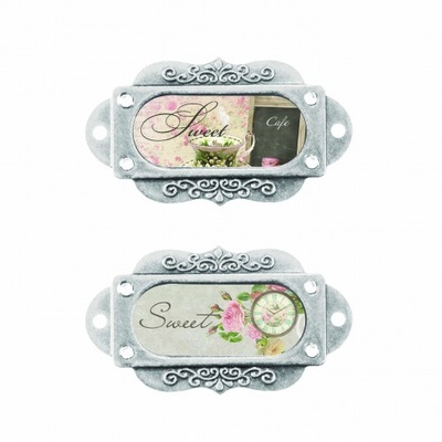 Набор украшений с металлическими рамочками "Французское путешествие",  Радости и Сладости.