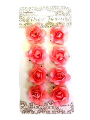 Розріжки від ScrapBerryʼs, ніжний- помаранчевий, діаметр 2см, 8 шт