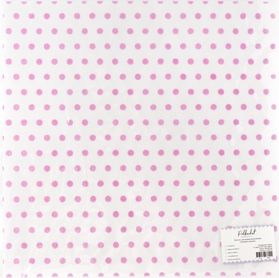 Велум з флоковим запиленням від Polkadot "рожевий горошок"