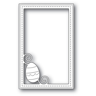 Ніж від Poppystamps - Decorated Egg Stitched Frame