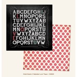 Аркуш скрап-паперу My Mind's Eye Alphabet Love, 30x30 см, двосторонній