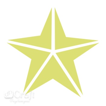 Дірокол фігурний 7,5см, ЗВЕЗДА 2, TM dpCraft (Dalprint)