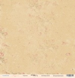 Аркуш одностороннього паперу для скрапбукінгу від Scrapmir - Горошок - Карамель, 30x30cм