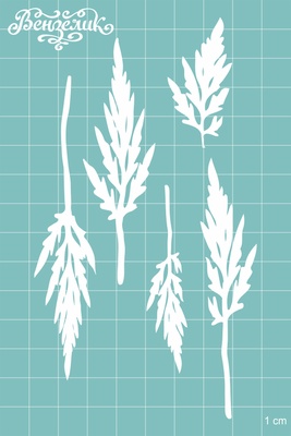 Чипборд от Вензелик - Набор листиков 04, размер: 76x155 мм