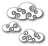 Нож для вырубки от Poppystamps - Twirly Clouds  