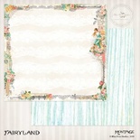 Аркуш скрап-паперу Blue Fern StudiOs-Blue Fern Montage Fairyland, двосторонній, 30x30 см