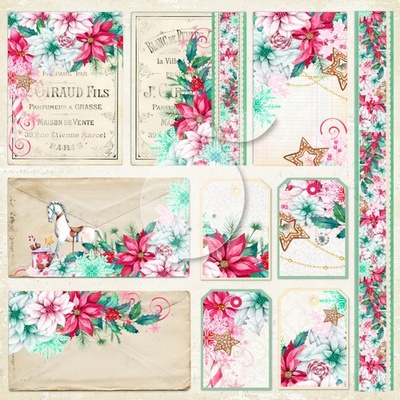 Аркуш двостороннього паперу для скрапбукінгу від LemonCraft - Joy the world world 03