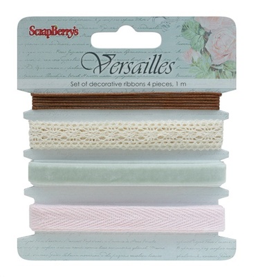Набор декоративных лент Scrapberry's - Версаль, 4 шт. по 1 м