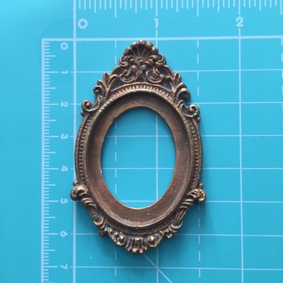 Рамочка гіпсова під античне золото від E.В.A., 4х6,5см