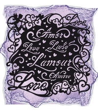 Трафарет (маска) від Viva-decor 29x29см "Любов"