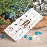 Чипборд ScrapBox - набір бордюрів Етно-стрілки 3шт. Hw-066