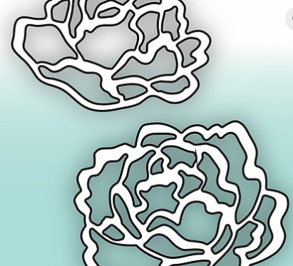 Нож для вырубки от  MiMiCut - Пионовый рай, 59*56, 54*39мм