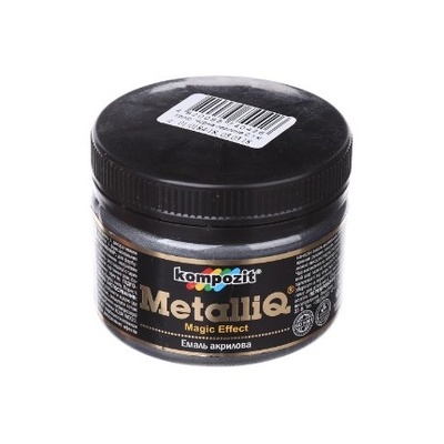 Емаль акрилова METALLIQ Kompozit чорна перлина, 100